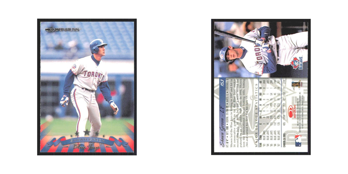 1998 Donruss Shawn Green Blue Jays #153
