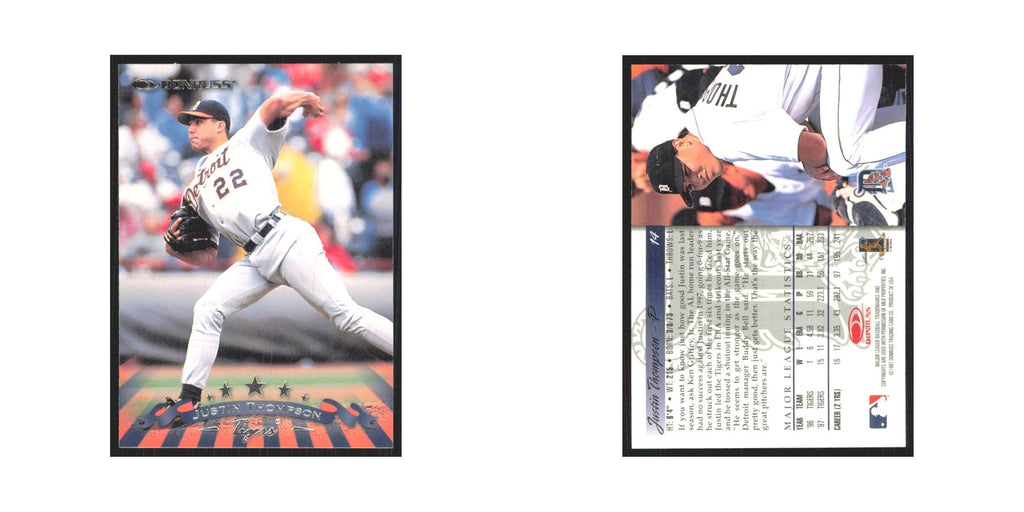 1998 Donruss Justin Thompson Tigers #14