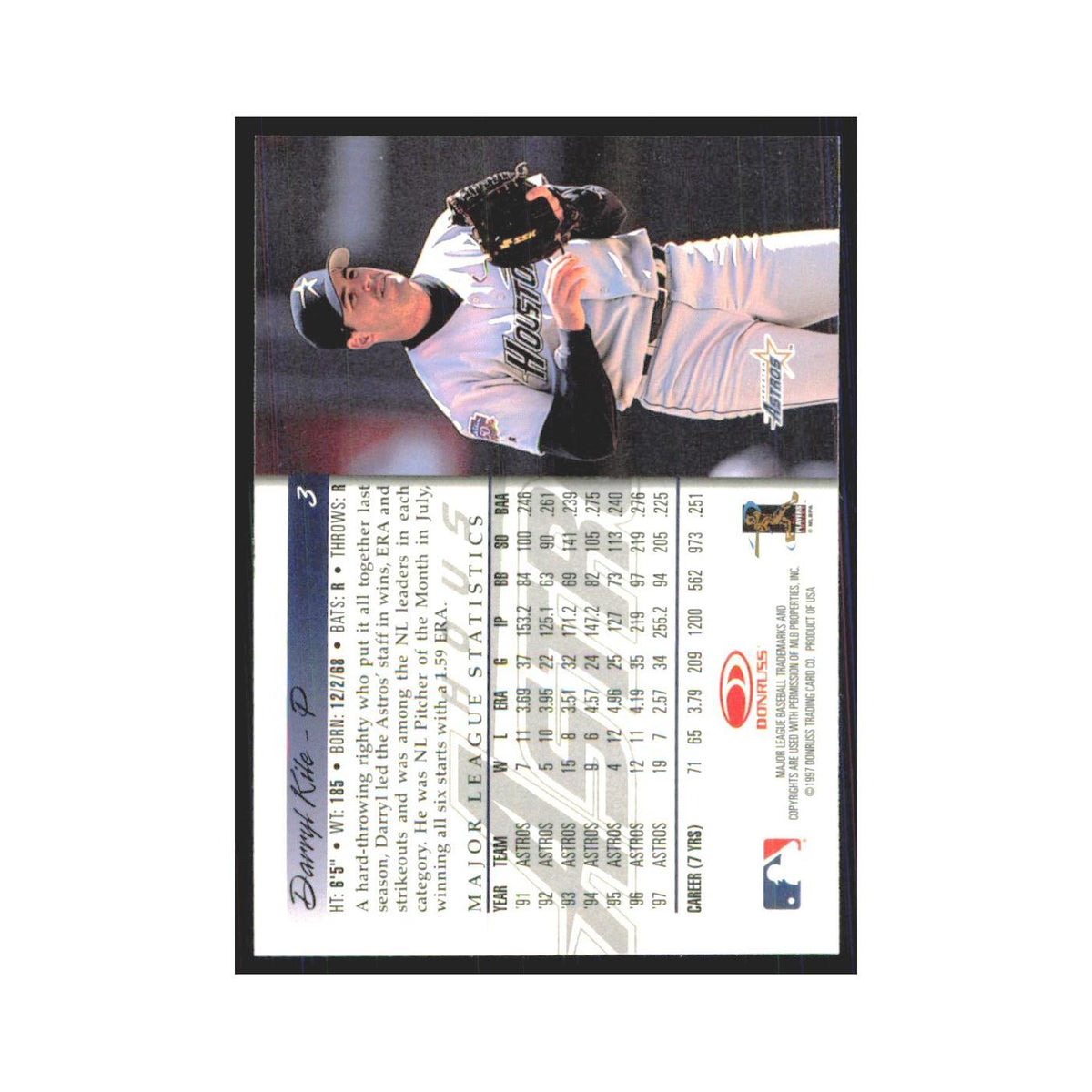 1998 Donruss Darryl Kile Astros #3