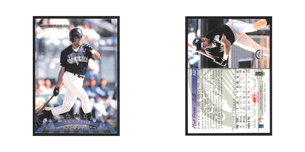 1998 Donruss Neifi Perez Rockies #102