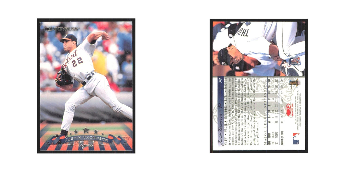 1998 Donruss Justin Thompson Tigers #14