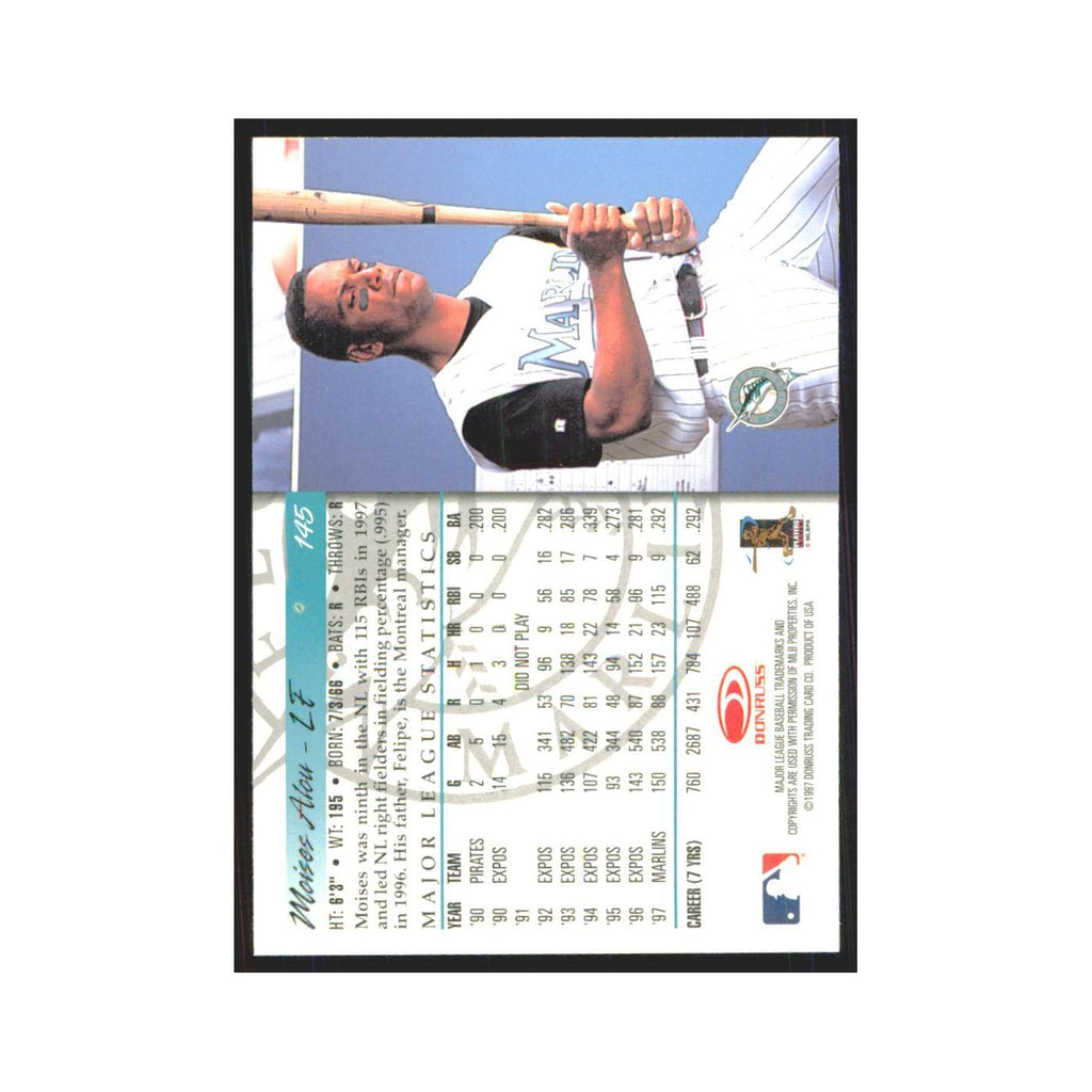 1998 Donruss Moises Alou Florida Marlins #145