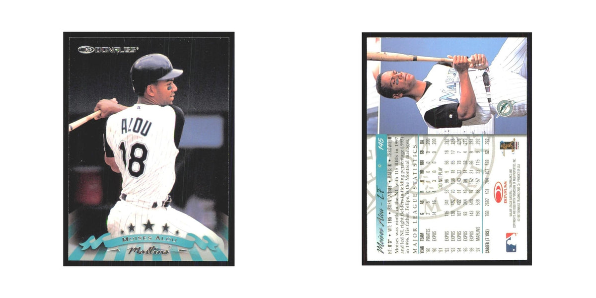 1998 Donruss Moises Alou Florida Marlins #145