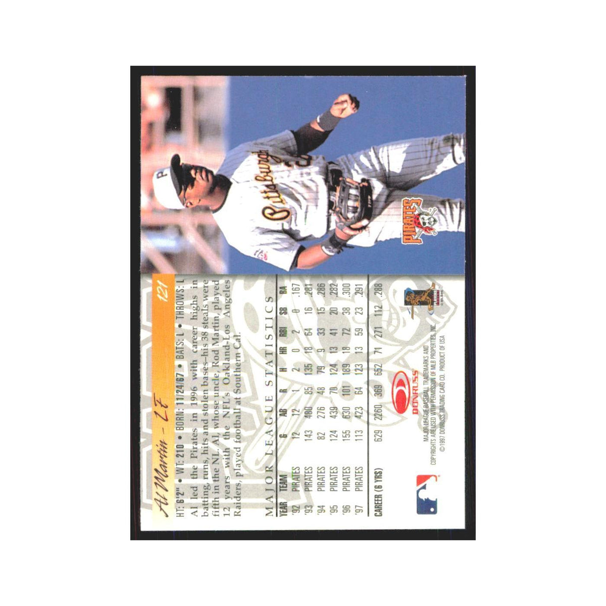 1998 Donruss Al Martin Pirates #121