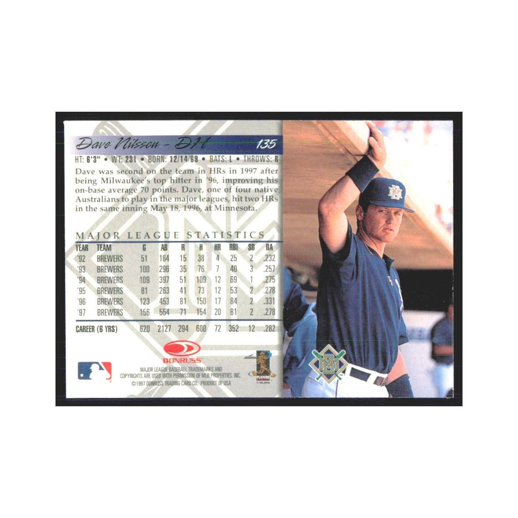 1998 Donruss Dave Nilsson Brewers #135