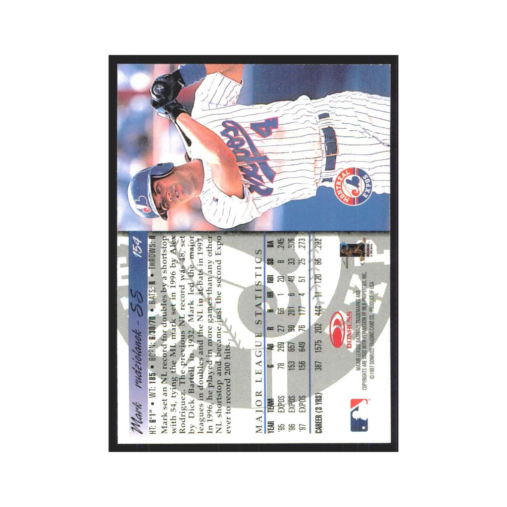1998 Donruss Mark Grudzielanek Montreal Expos #154