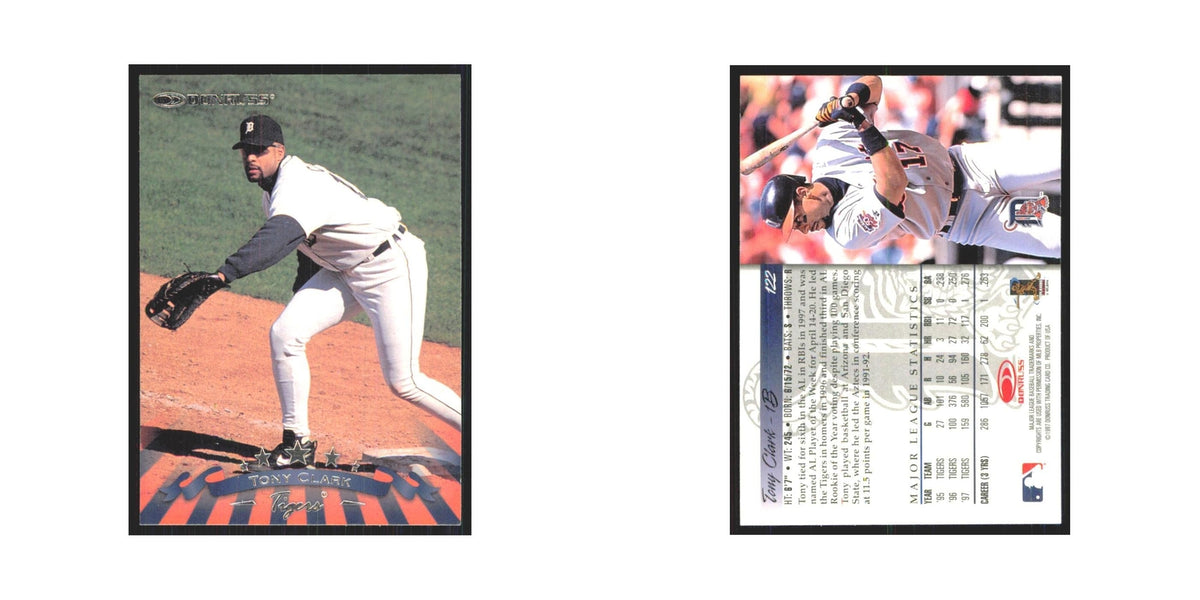 1998 Donruss Tony Clark Tigers #122