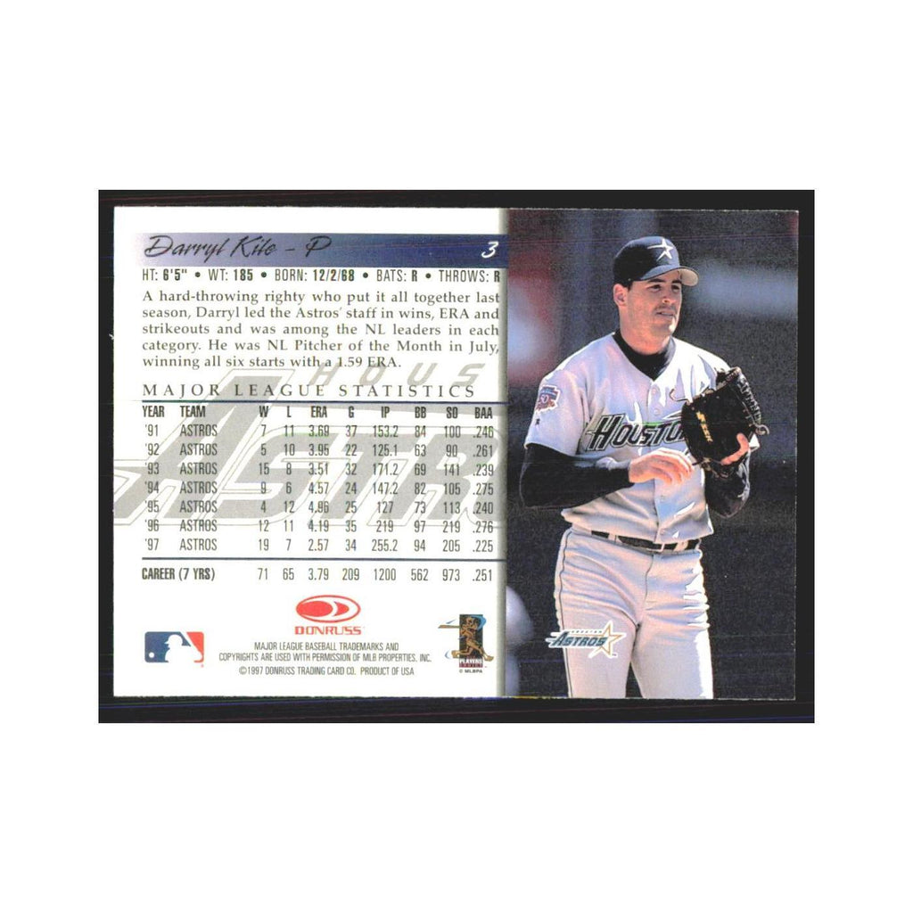 1998 Donruss Darryl Kile Astros #3