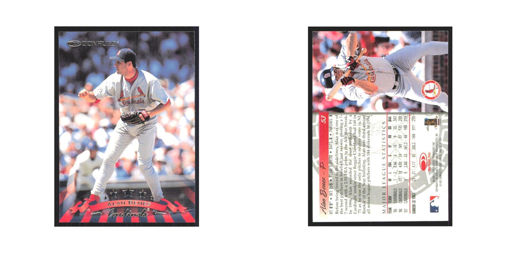 1998 Donruss Alan Benes Cardinals #53