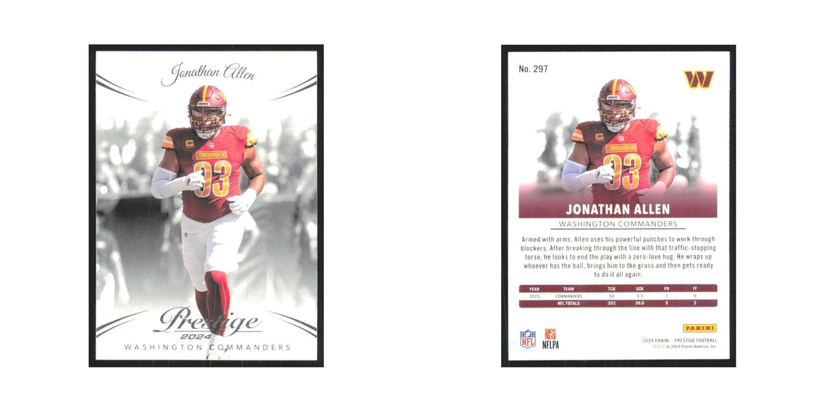 2024 Panini Prestige Jonathan Allen Commanders #297