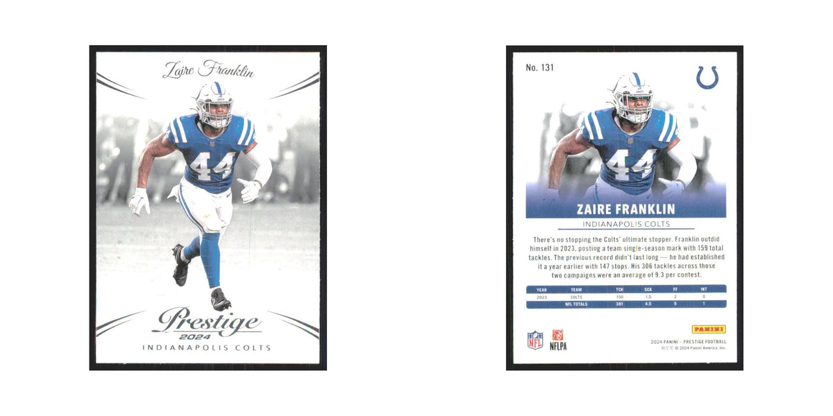 2024 Panini Prestige Zaire Franklin Colts #131