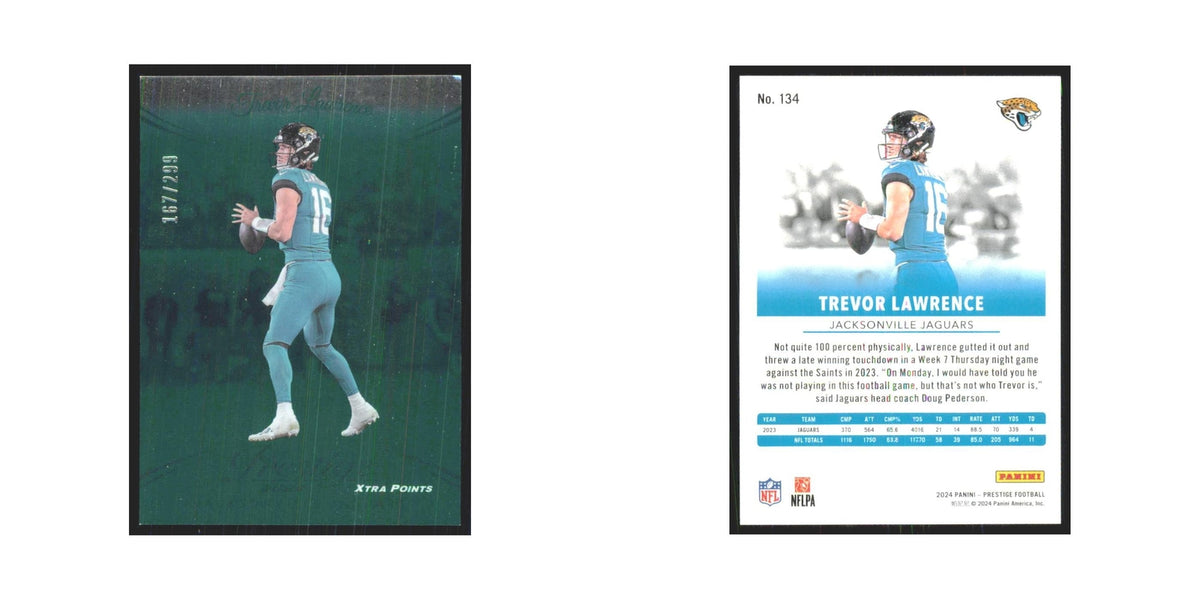 2024 Panini Prestige Trevor Lawrence 167/299 Jaguars #134