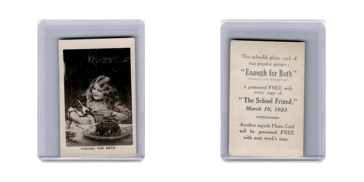 Enough for Both 1923 The School Friend Photo Card EX