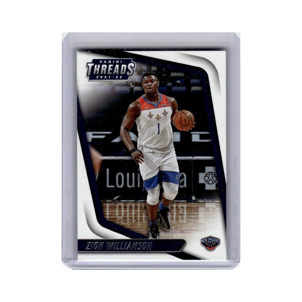 Zion Williamson 2021 Panini Chronicles Threads #89 New Orleans Pelicans NM