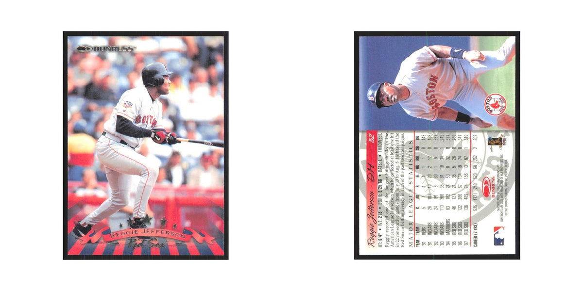 1998 Donruss Reggie Jefferson Red Sox #52