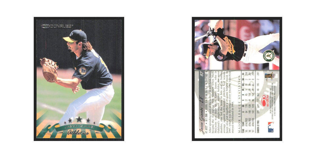 1998 Donruss Jason Giambi Athletics #87