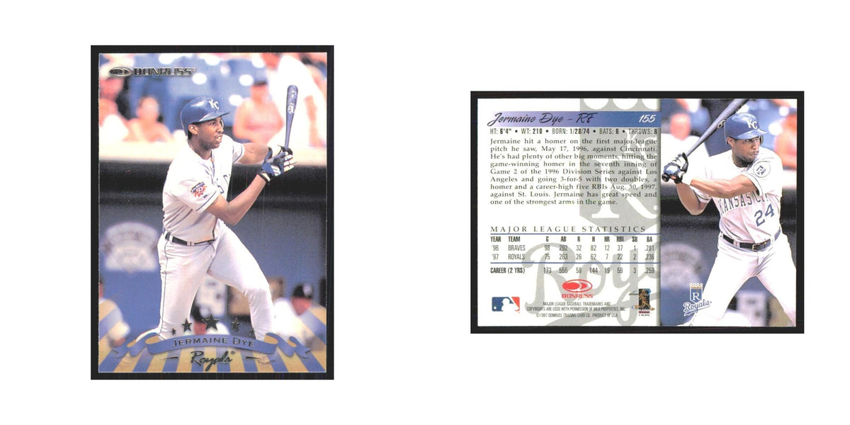1998 Donruss Jermaine Dye Royals #155