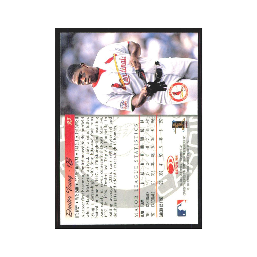 1998 Donruss Dmitri Young Cardinals #93