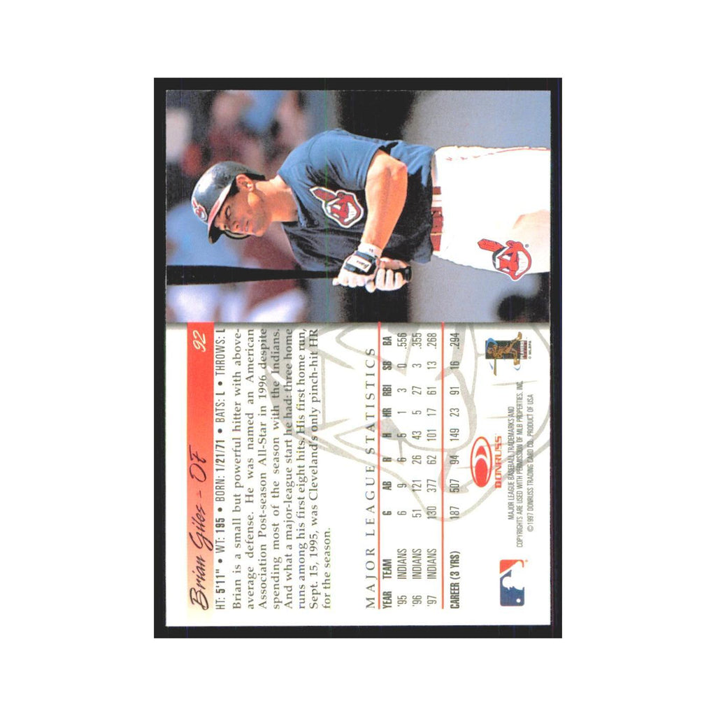 1998 Donruss Brian Giles Indians #92