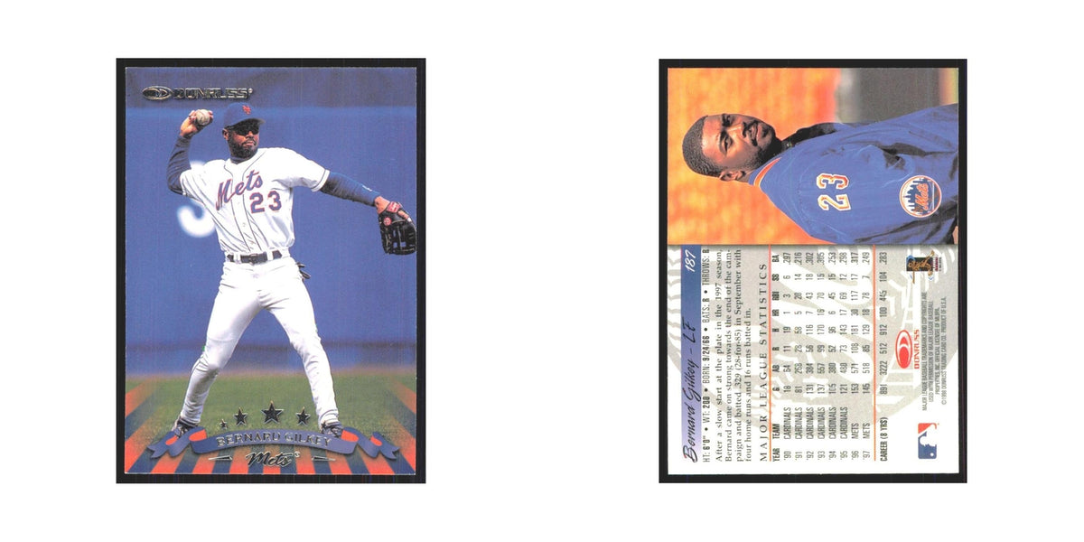 1998 Donruss Bernard Gilkey Mets #187