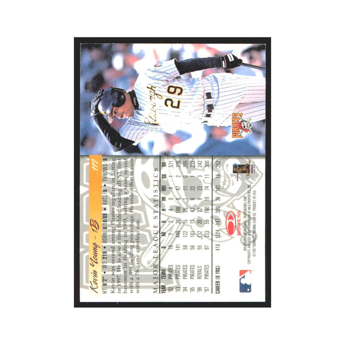 1998 Donruss Kevin Young Pirates #117