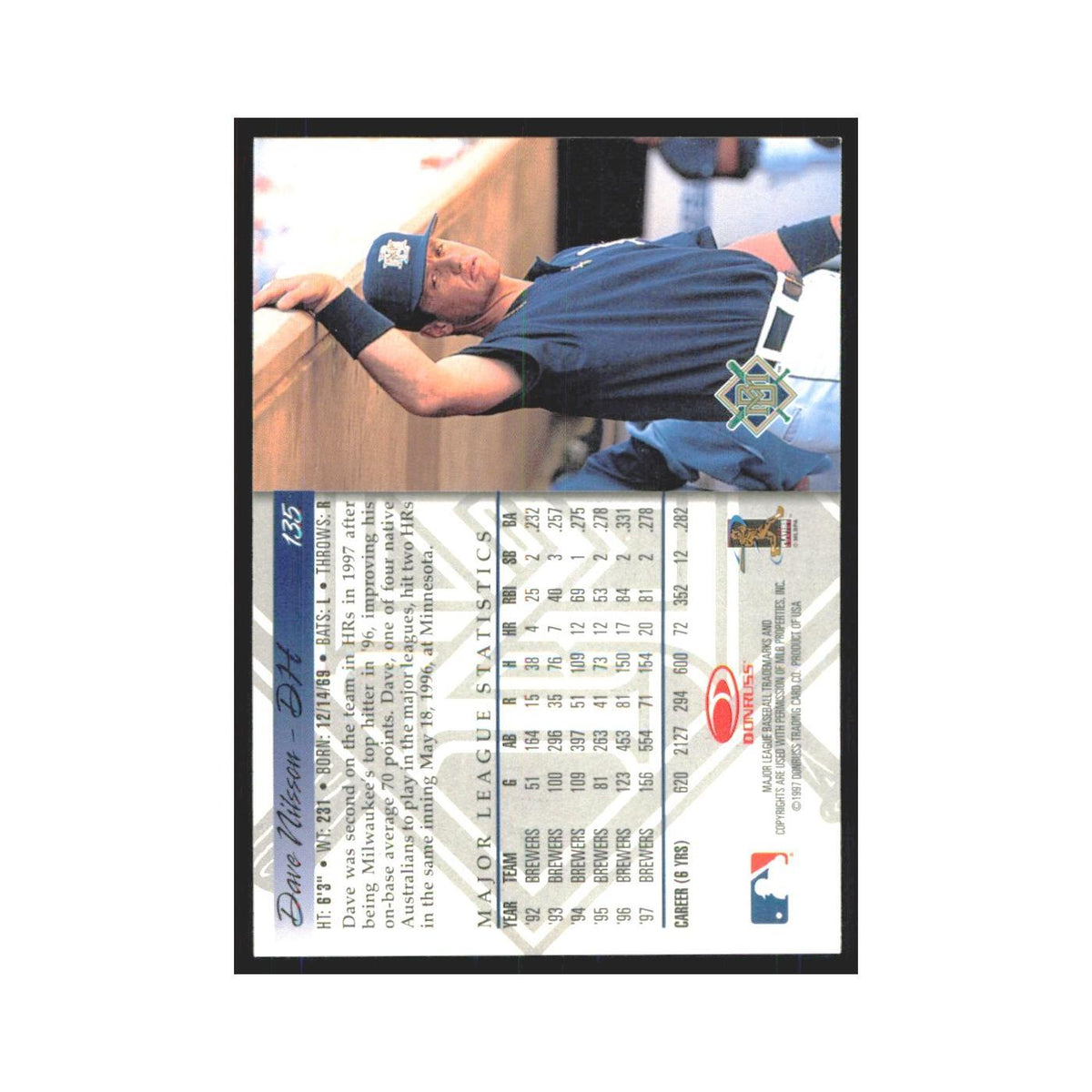 1998 Donruss Dave Nilsson Brewers #135