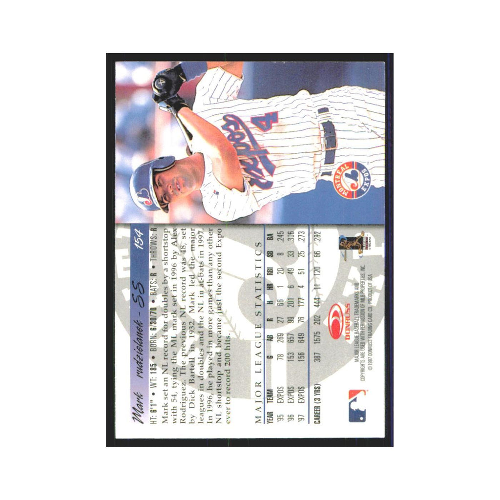 1998 Donruss Mark Grudzielanek Montreal Expos #154
