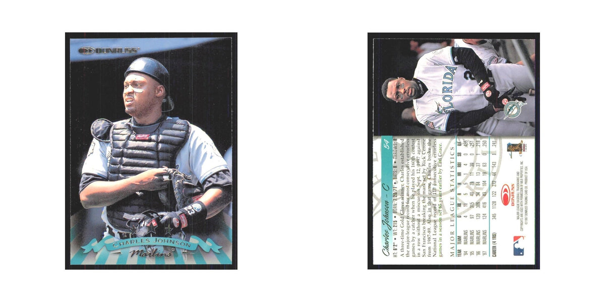 1998 Donruss Charles Johnson Florida Marlins #54