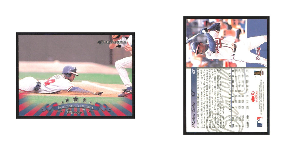 1998 Donruss Michael Tucker Braves #68