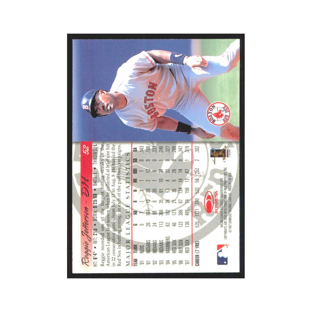 1998 Donruss Reggie Jefferson Red Sox #52