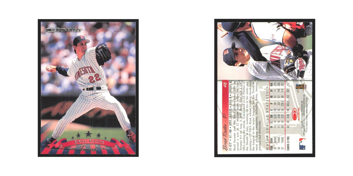 1998 Donruss Brad Radke Twins #48