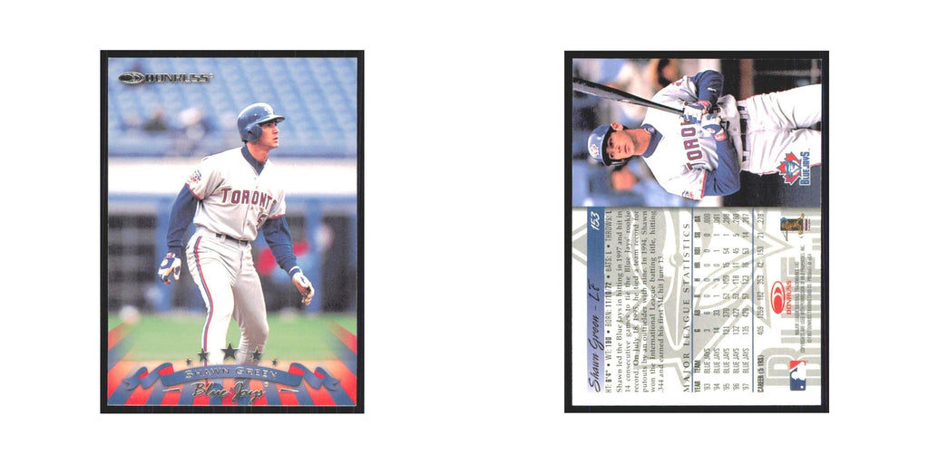 1998 Donruss Shawn Green Blue Jays #153