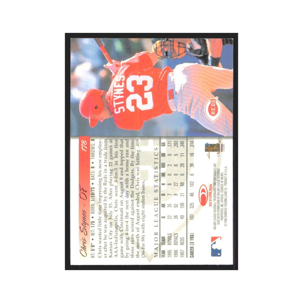 1998 Donruss Chris Stynes Reds #178