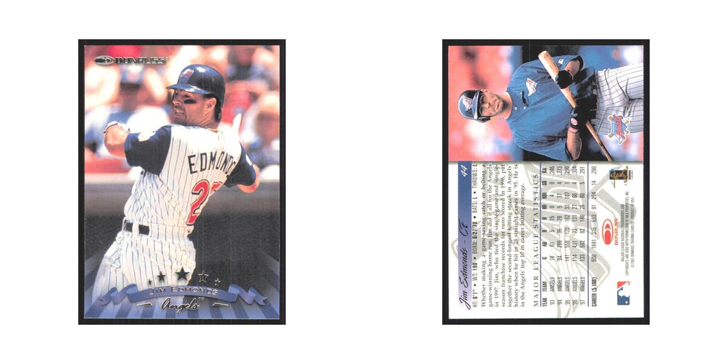 1998 Donruss Jim Edmonds Angels #44