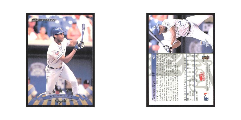 1998 Donruss Jermaine Dye Royals #155