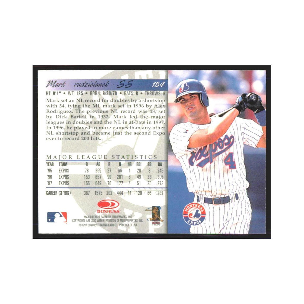 1998 Donruss Mark Grudzielanek Montreal Expos #154