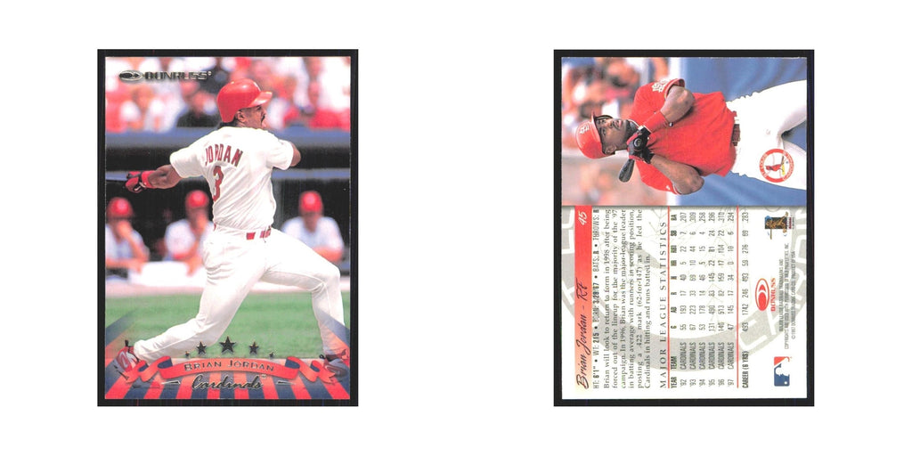1998 Donruss Brian Jordan Cardinals #45