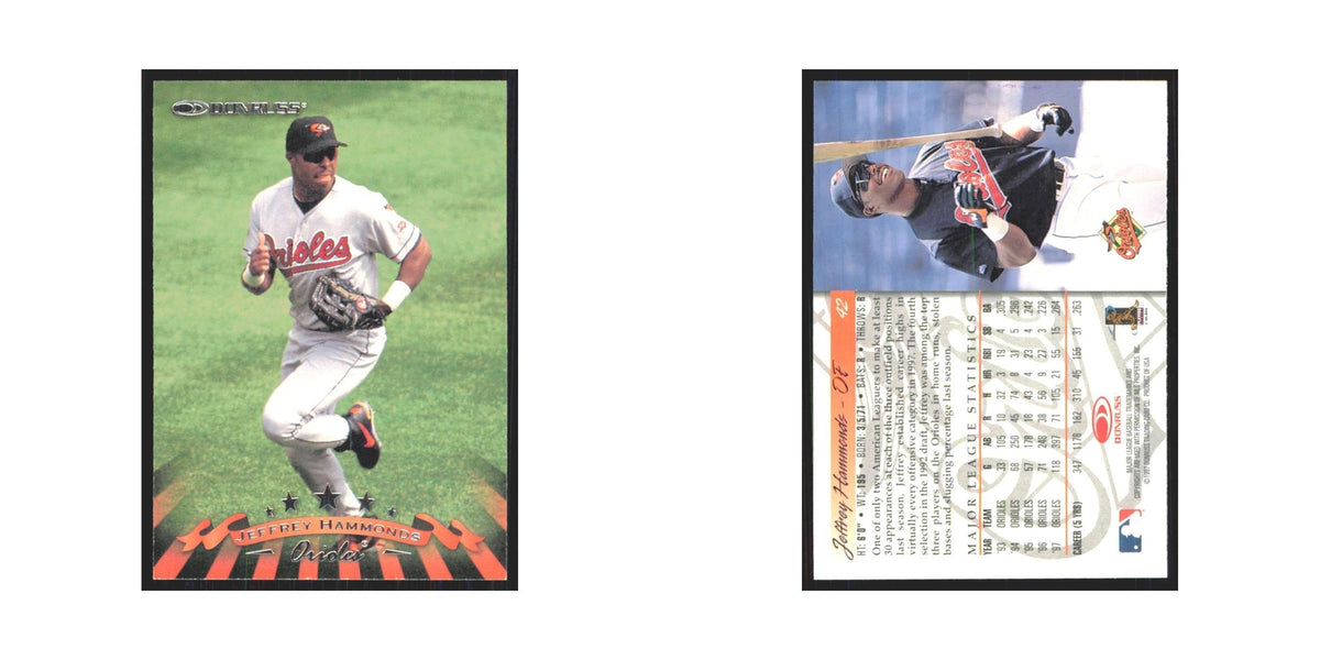 1998 Donruss Jeffrey Hammonds Orioles #42