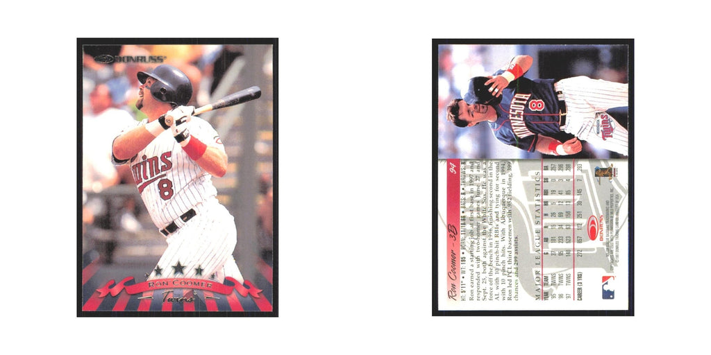 1998 Donruss Ron Coomer Twins #94