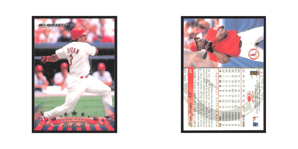 1998 Donruss Brian Jordan Cardinals #45