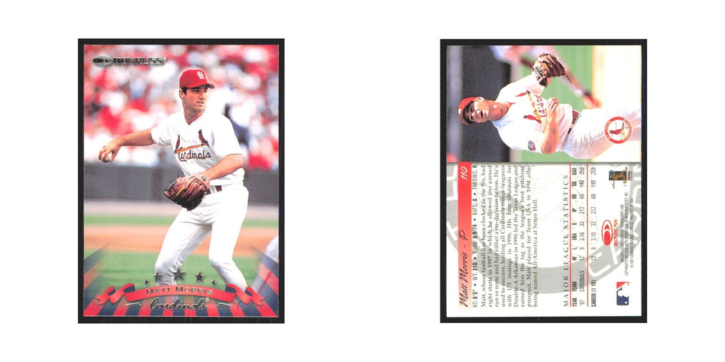 1998 Donruss Matt Morris Cardinals #110