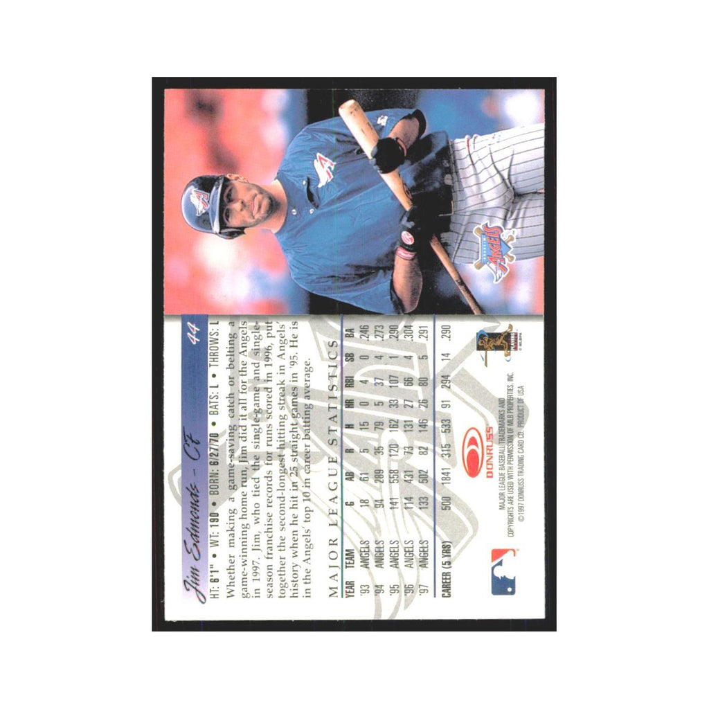 1998 Donruss Jim Edmonds Angels #44