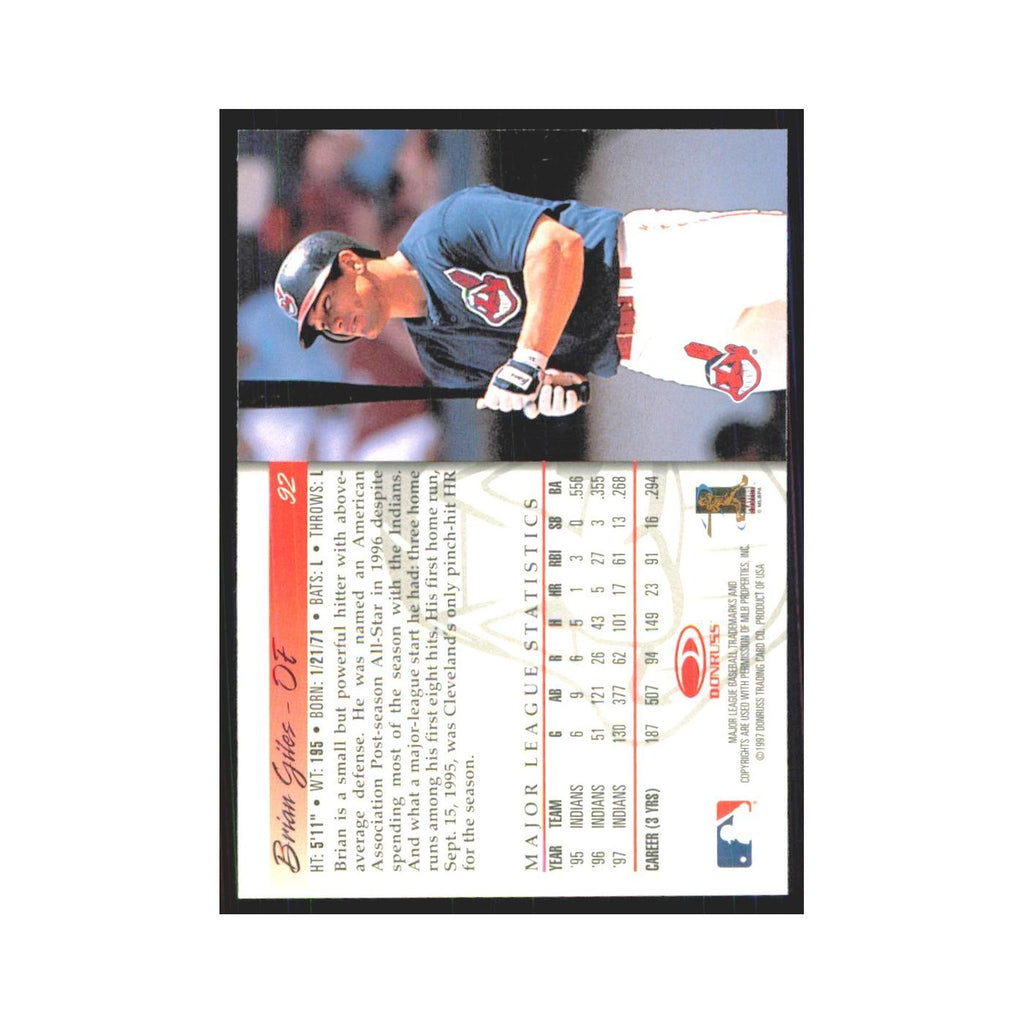 1998 Donruss Brian Giles Indians #92