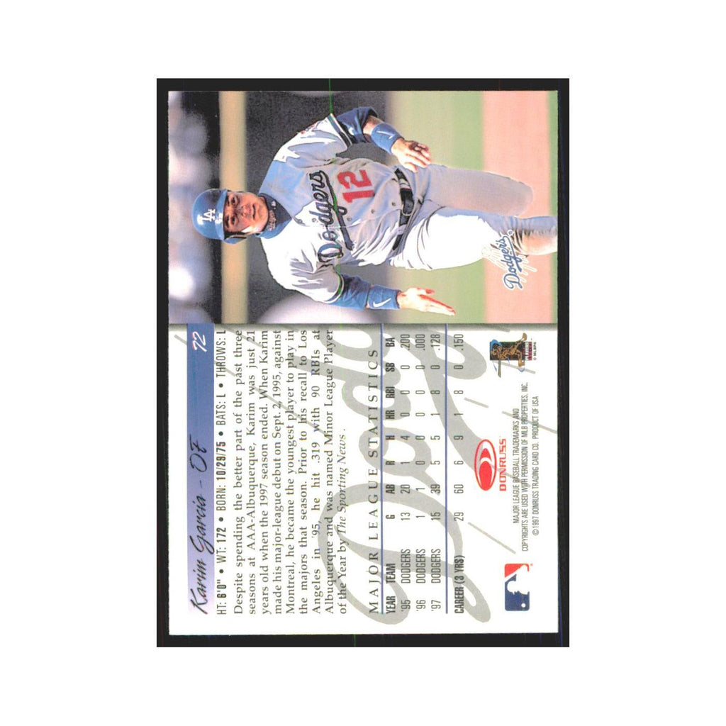 1998 Donruss Karim Garcia Dodgers #72