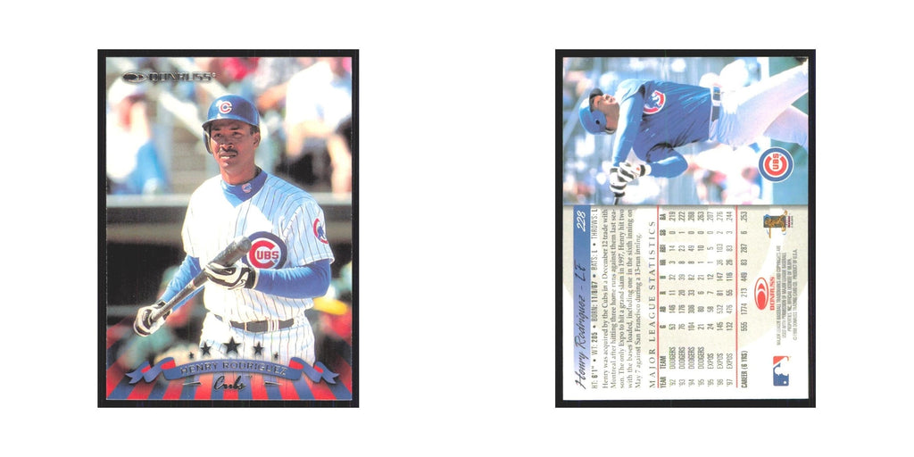 1998 Donruss Henry Rodriguez Cubs #228