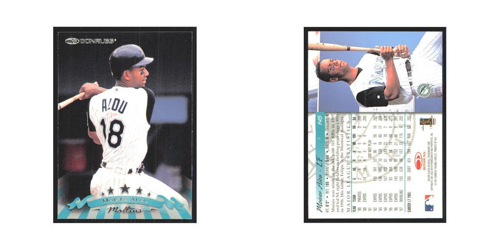 1998 Donruss Moises Alou Florida Marlins #145