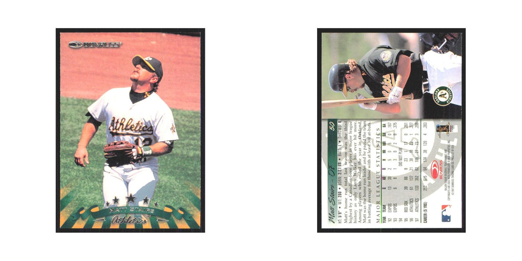 1998 Donruss Matt Stairs Athletics #50