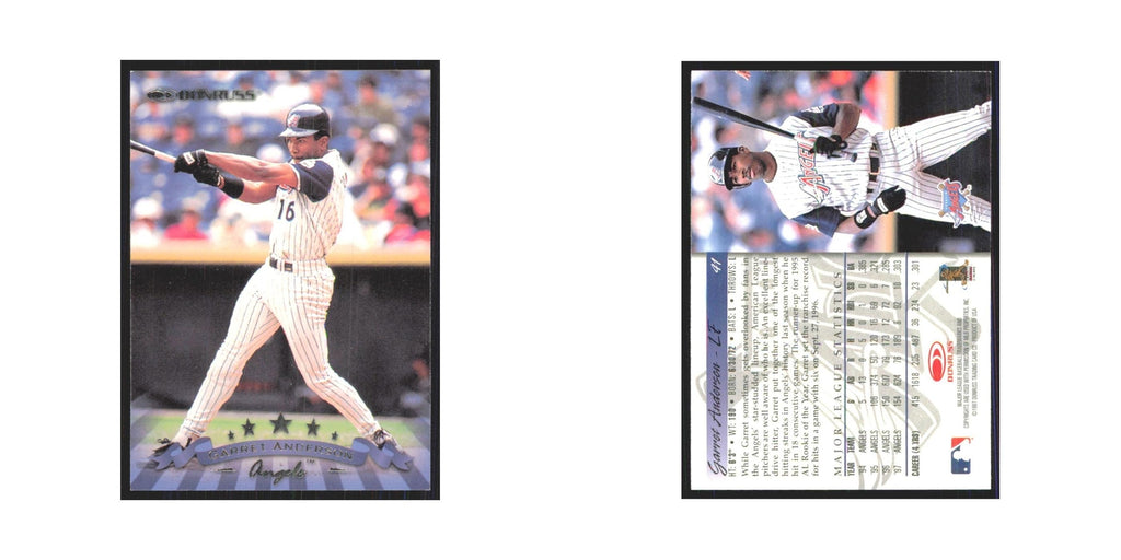 1998 Donruss Garret Anderson Angels #41