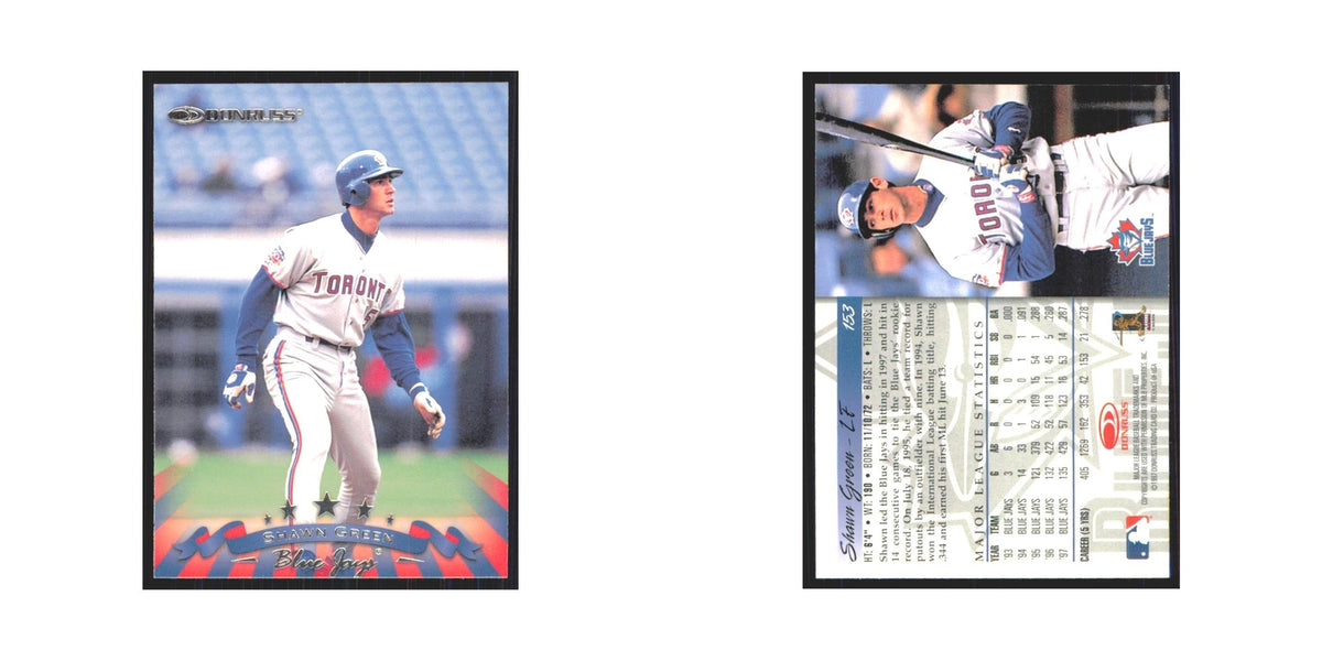 1998 Donruss Shawn Green Blue Jays #153