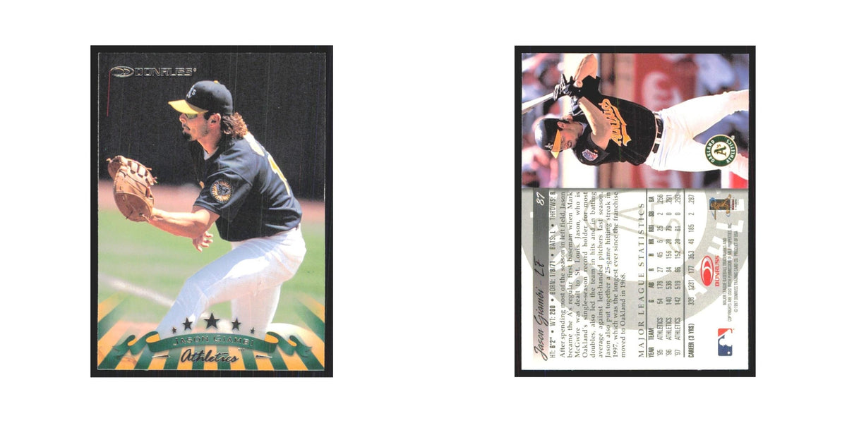 1998 Donruss Jason Giambi Athletics #87